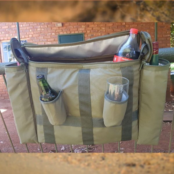 two pocket cattle rail cooler deluxe