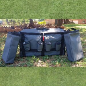 three pocket cattle rail cooler large deluxe