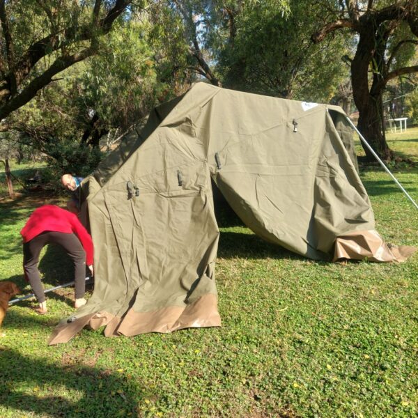 3x3m Canvas Frame Tent