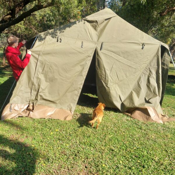 3x3m Canvas Frame Tent