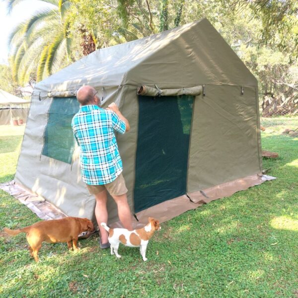 3x3m Canvas Frame Tent
